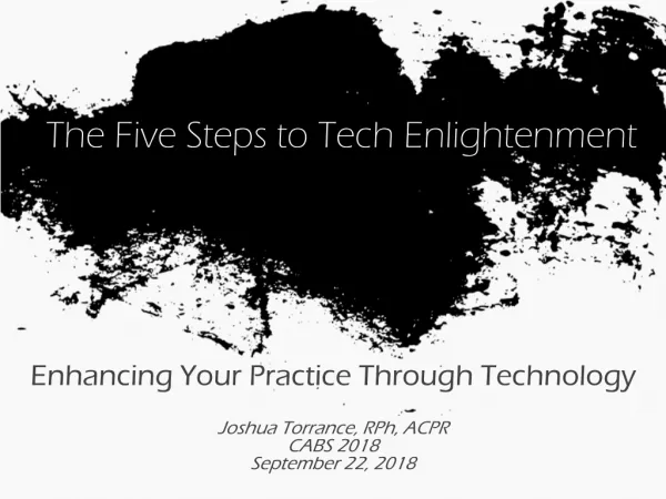 The Five Steps to Tech Enlightenment