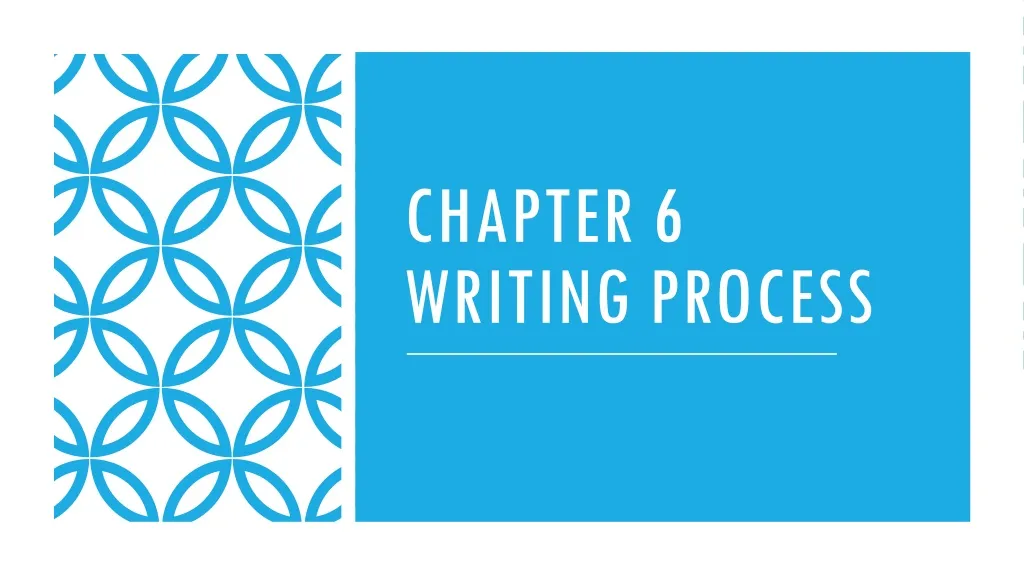 chapter 6 writing process