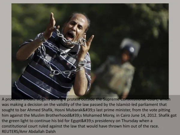 Egypt's transition in turmoil