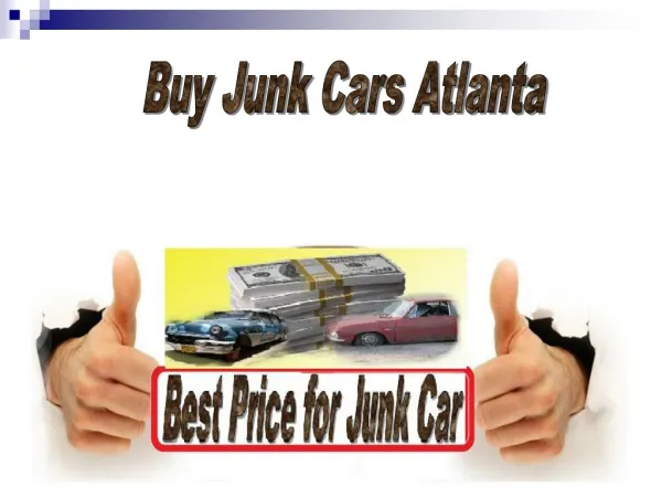 Buy Junk Cars Atlanta
