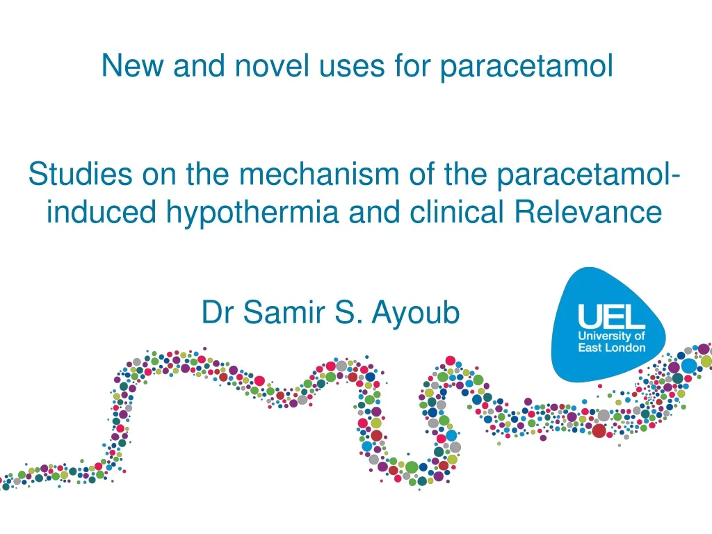 new and novel uses for paracetamol