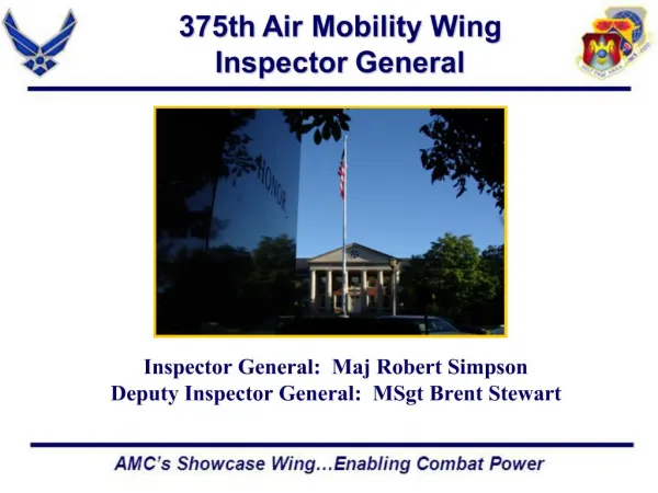 375th Air Mobility Wing Inspector General