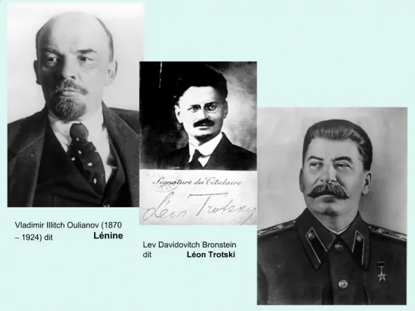 1917. La r volution russe. L nine, Staline