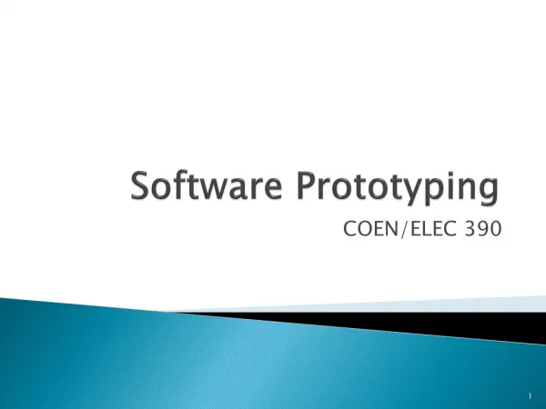 Software Prototyping