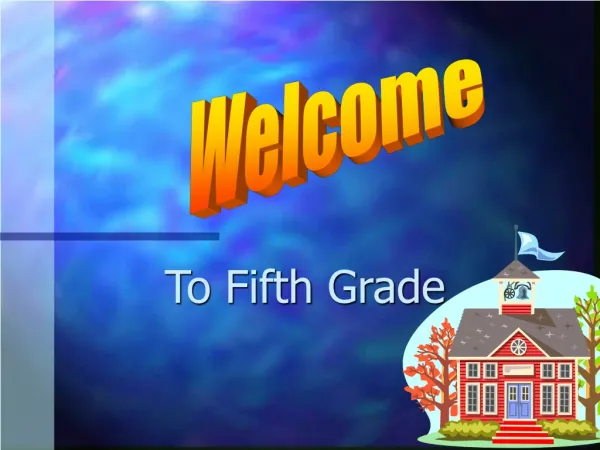 To Fifth Grade