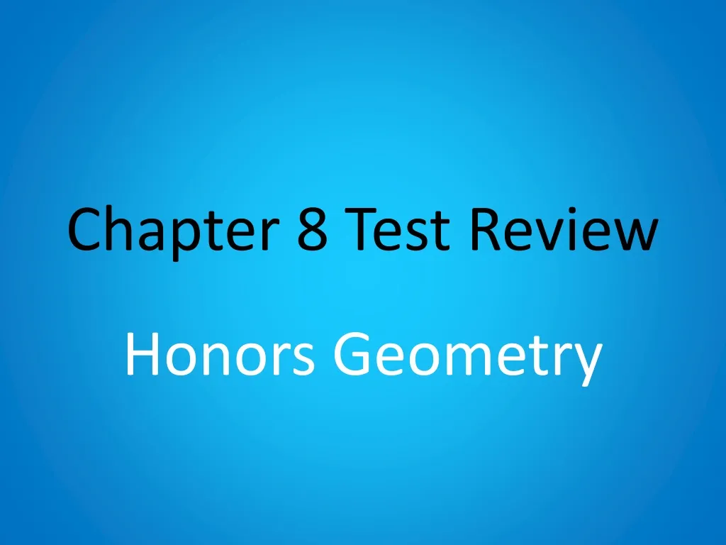 chapter 8 test review
