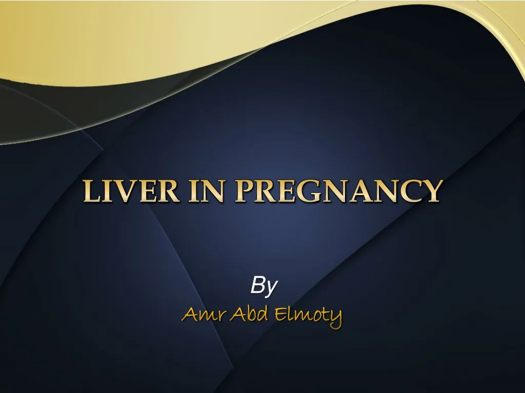 liver in pregnancy