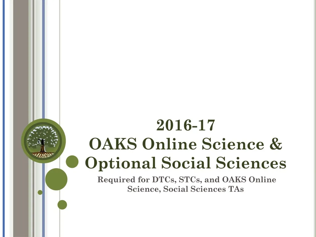 2016 17 oaks online science optional social sciences