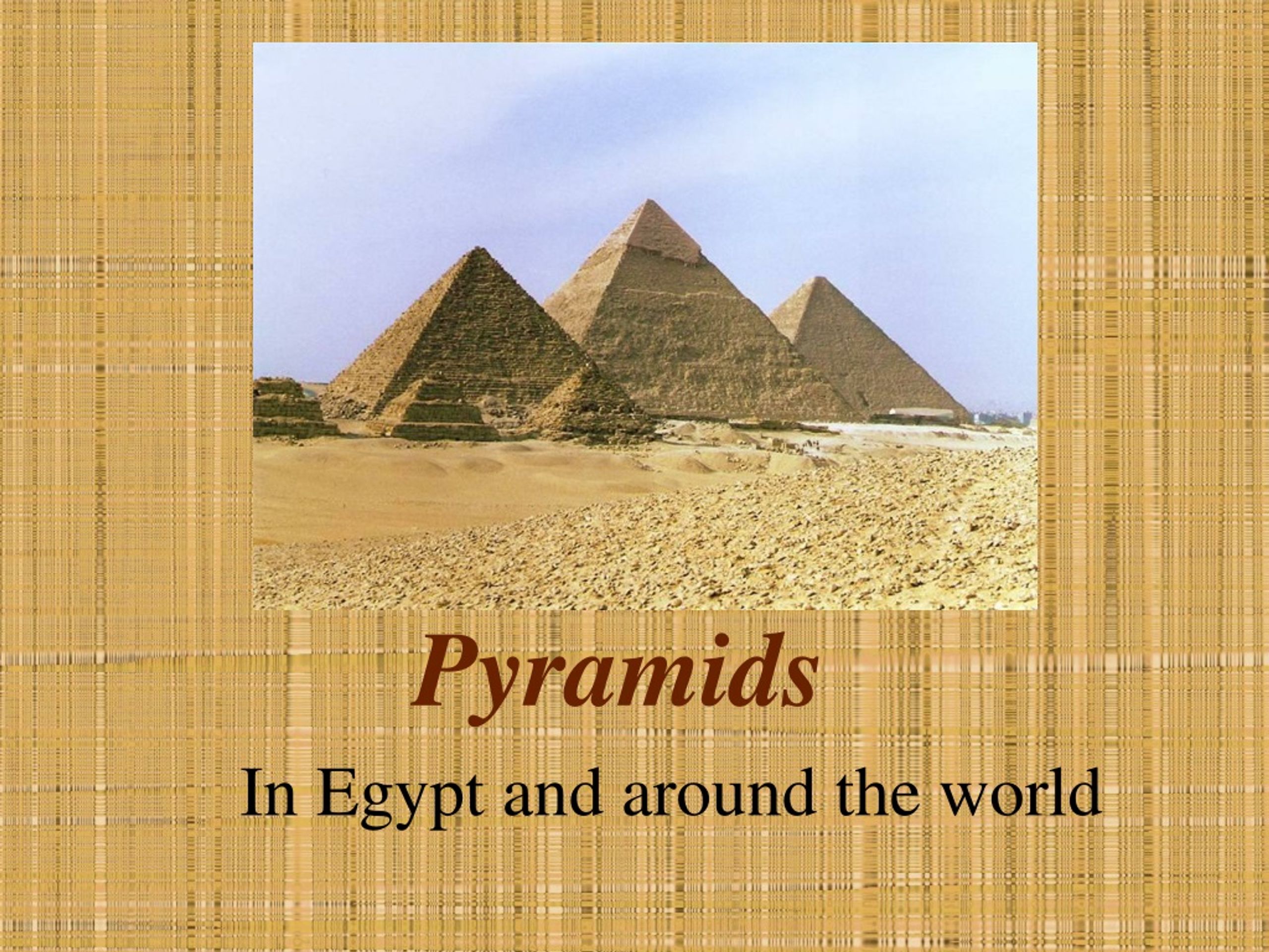 PPT - Pyramids PowerPoint Presentation, free download - ID:486004