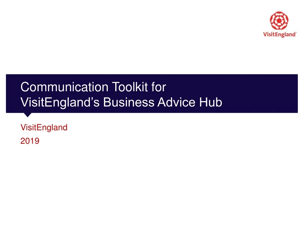 communication toolkit for visitengland s business advice hub