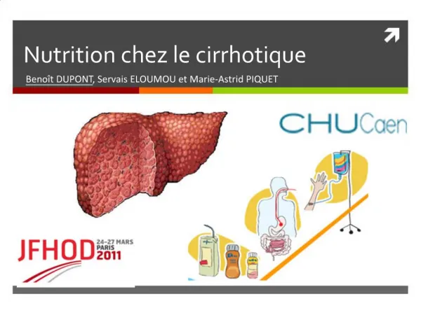 Nutrition chez le cirrhotique