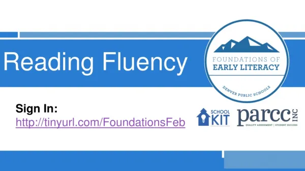 Reading Fluency