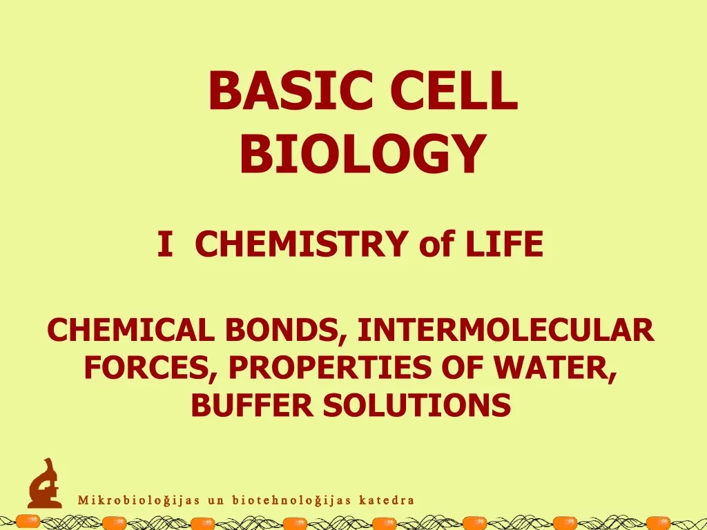 basic cell biology