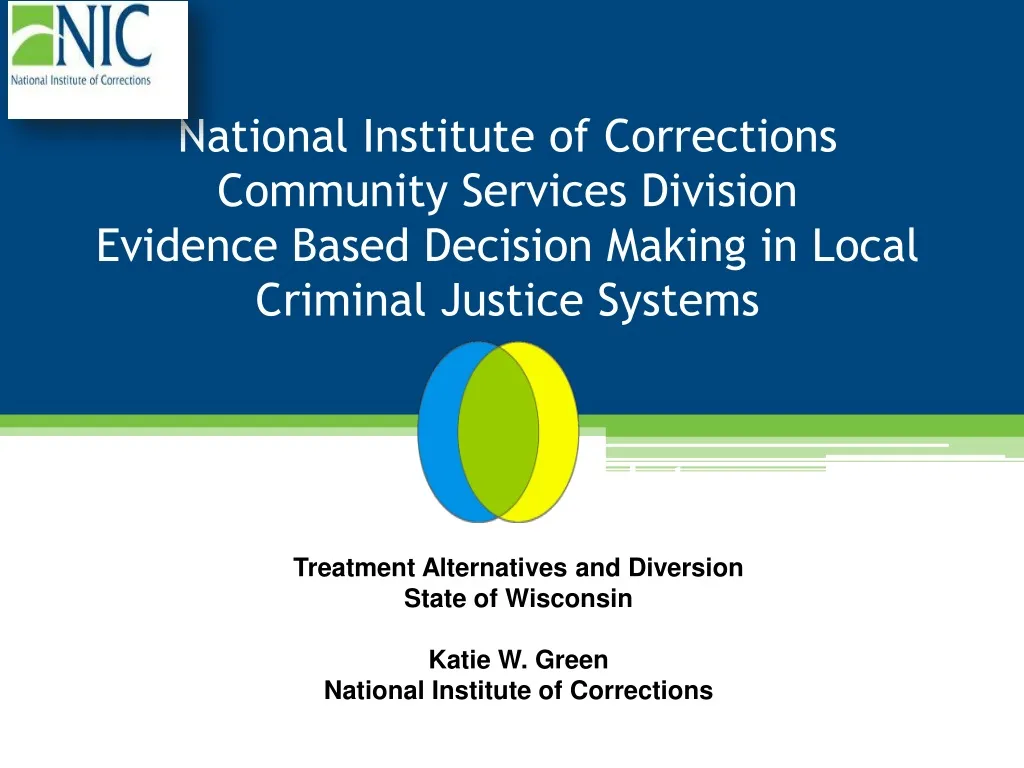 national institute of corrections community