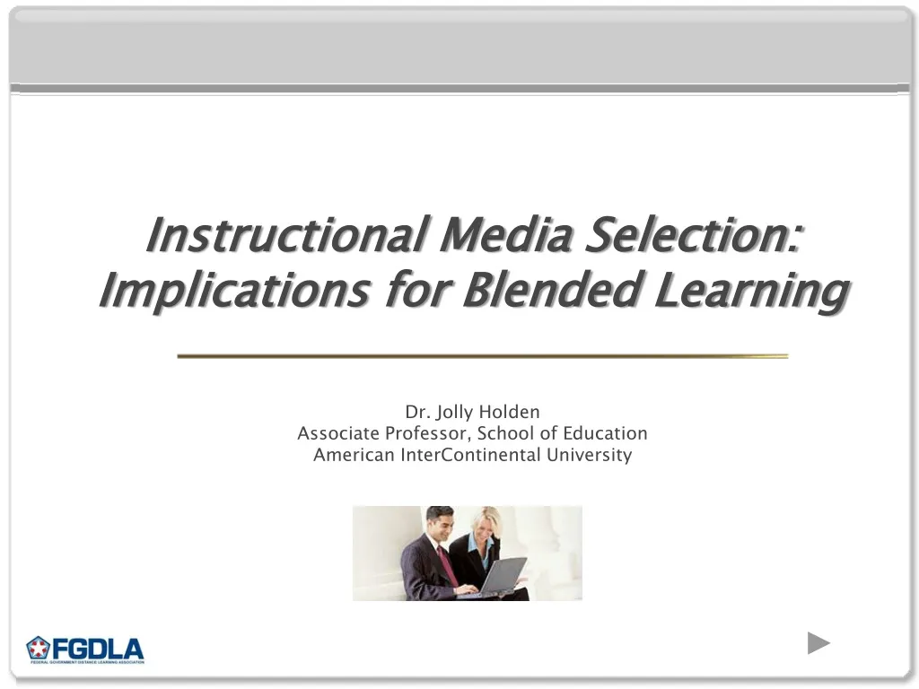 instructional media selection implications