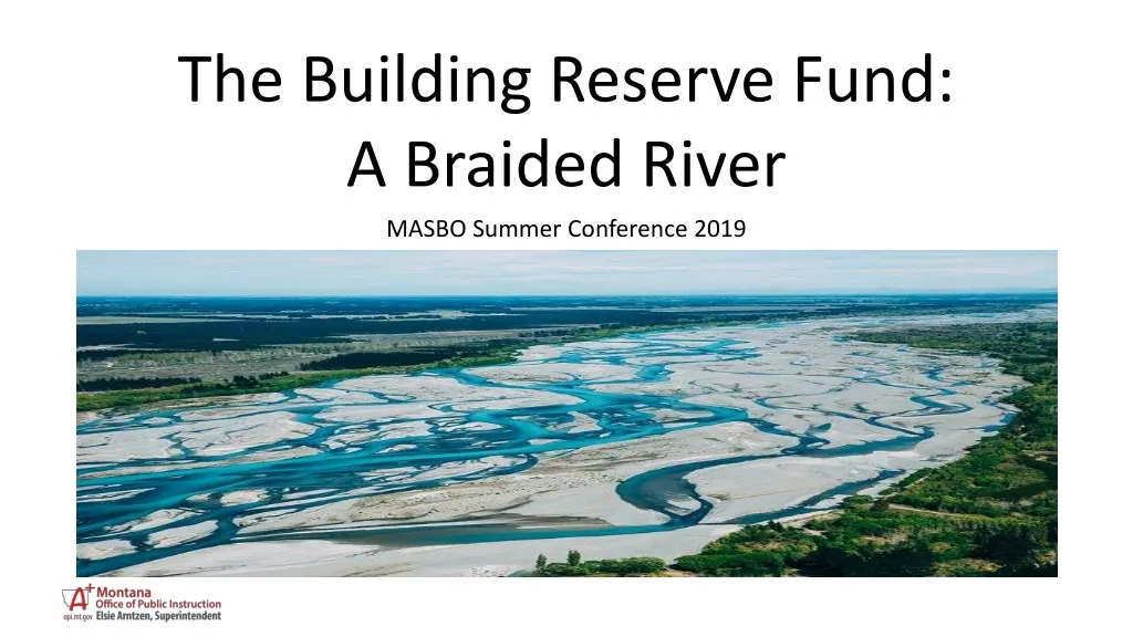 the building reserve fund a braided river