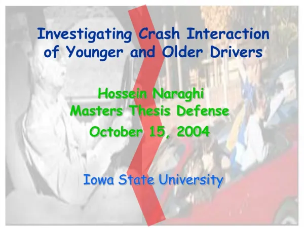 Investigating Crash Interaction of Younger and Older Drivers