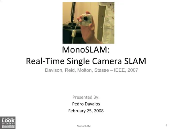 MonoSLAM: Real-Time Single Camera SLAM