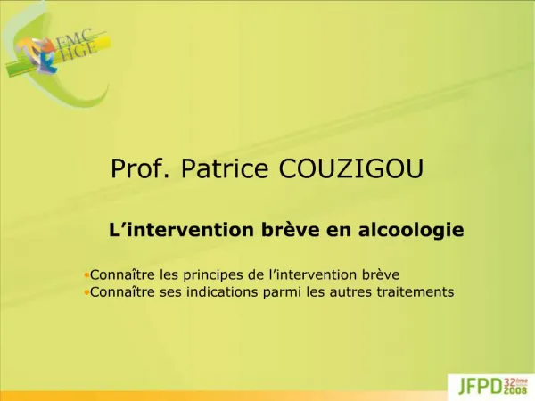 Prof. Patrice COUZIGOU