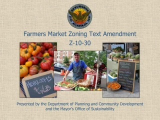 Farmers Market Zoning Text Amendment Z-10-30 - slide 1