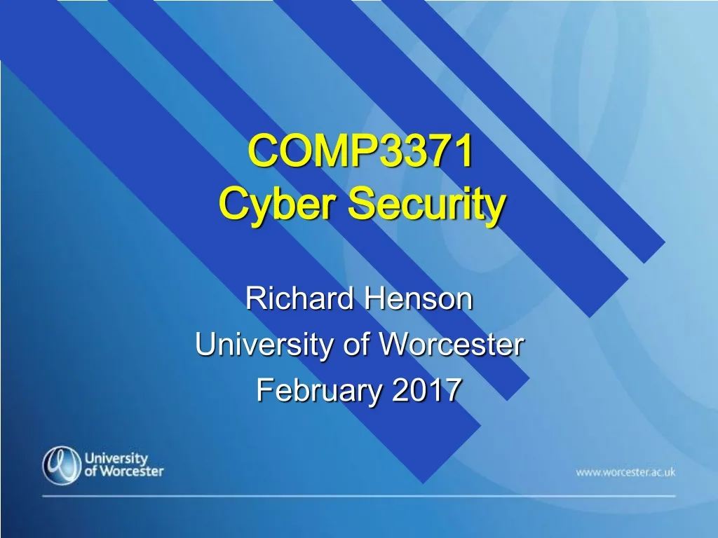 comp3371 cyber security