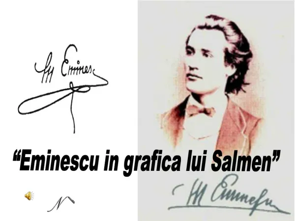 “Eminescu in grafica lui Salmen”