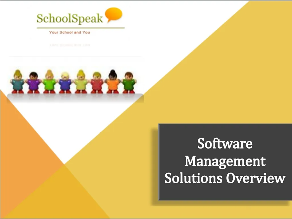 software management solutions overview