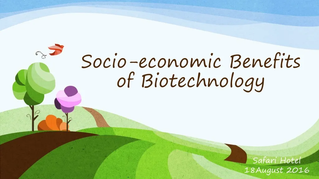 socio economic benefits of biotechnology