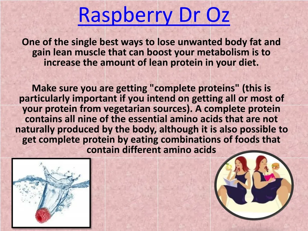 raspberry dr oz