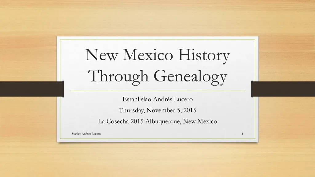 new mexico history through genealogy