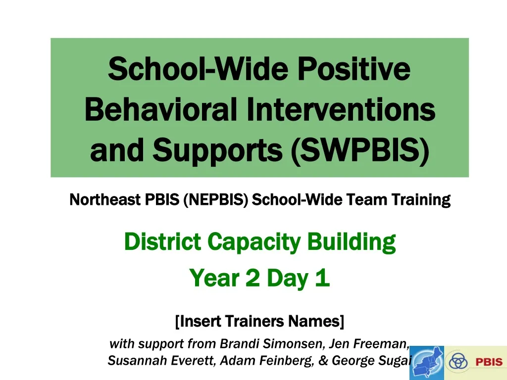 school wide positive behavioral interventions and supports swpbis