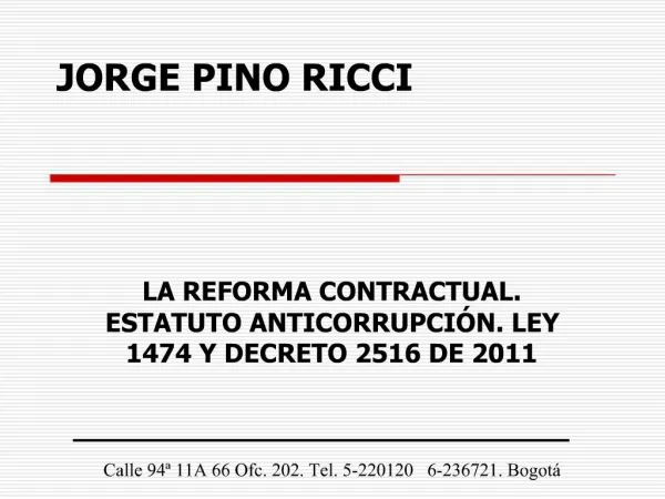 JORGE PINO RICCI