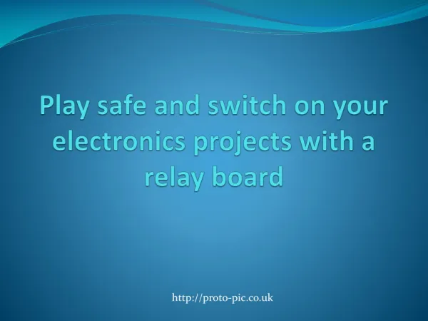 Play safe and switch on your electron