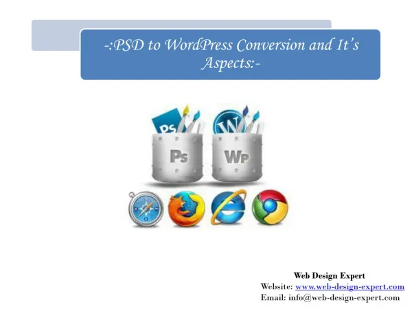 PSD to WordPress Conversion Process and Tips