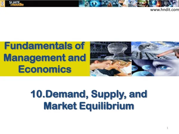 Fundamentals of Management and Economics