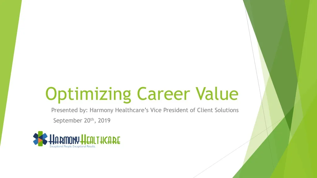 optimizing career value