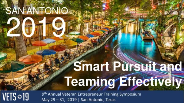 9 th Annual Veteran Entrepreneur Training Symposium