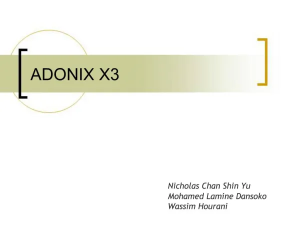 ADONIX X3