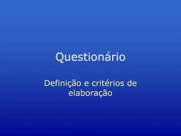 Question rio
