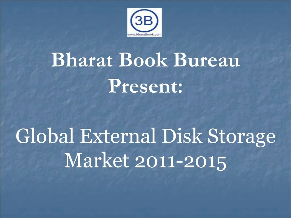 bharat book bureau present global external disk