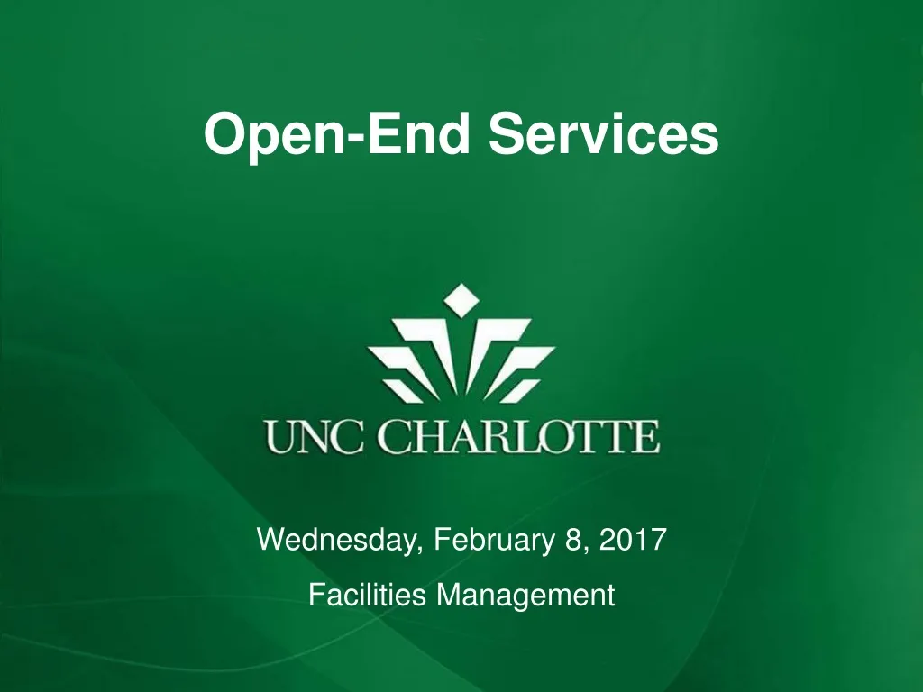 open end services