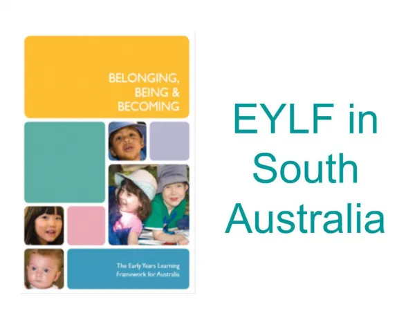 EYLF in South Australia