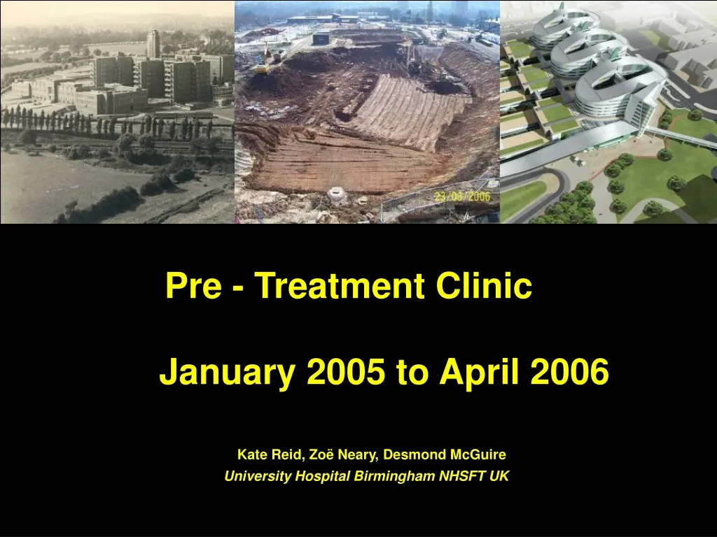 pre treatment clinic january 2005 to april 2006