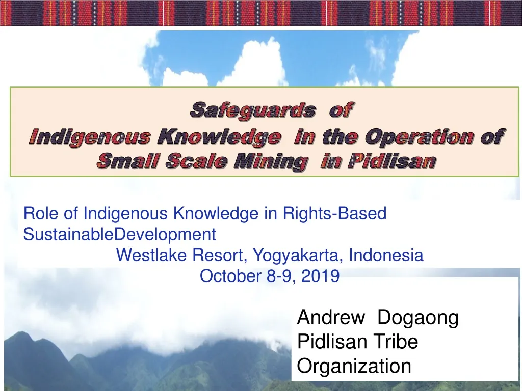safeguards of indigenous knowledge