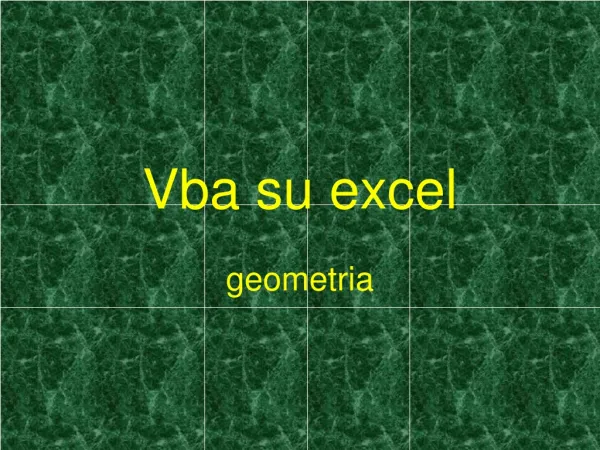 vba su excel