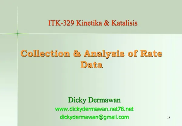 Collection Analysis of Rate Data