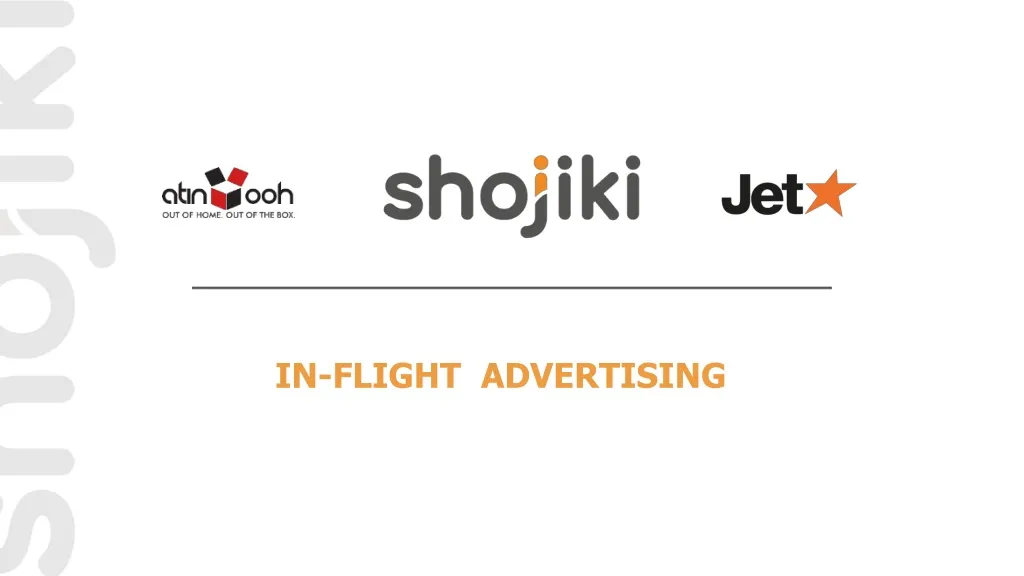 in flight advertising