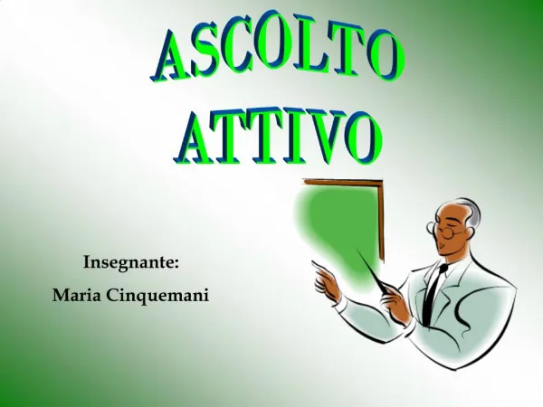 Insegnante: Maria Cinquemani