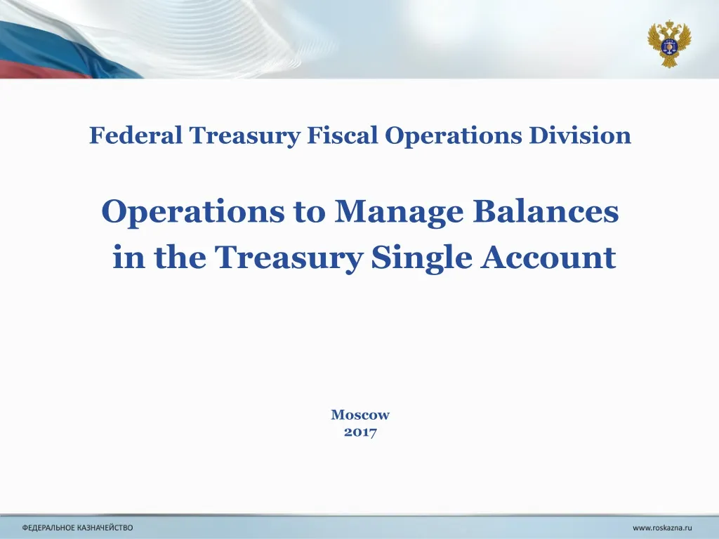 federal treasury fiscal operations division