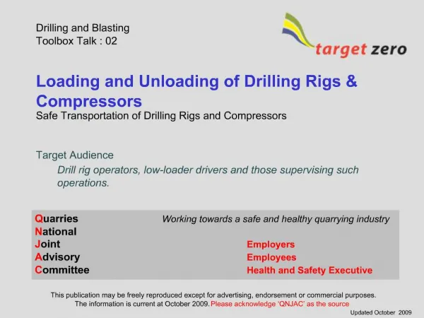 Loading and Unloading of Drilling Rigs Compressors